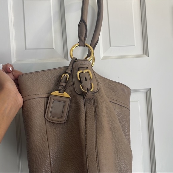 Prada Vitello Diano Leather Hobo Bag - Picture 12 of 12